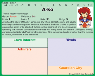 Sample card - A-ko