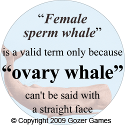 Ovary Whale button